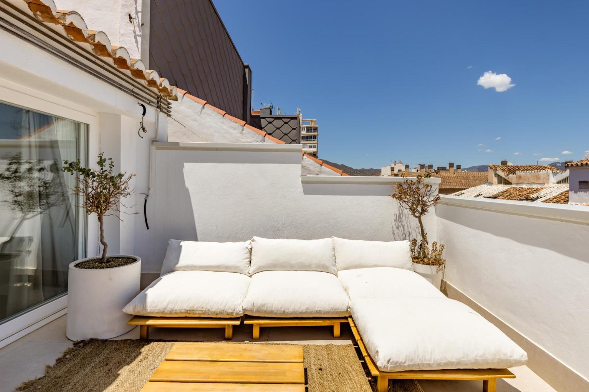 Atarazanas Suite, Atico Con Terraza มาลากา ภายนอก รูปภาพ